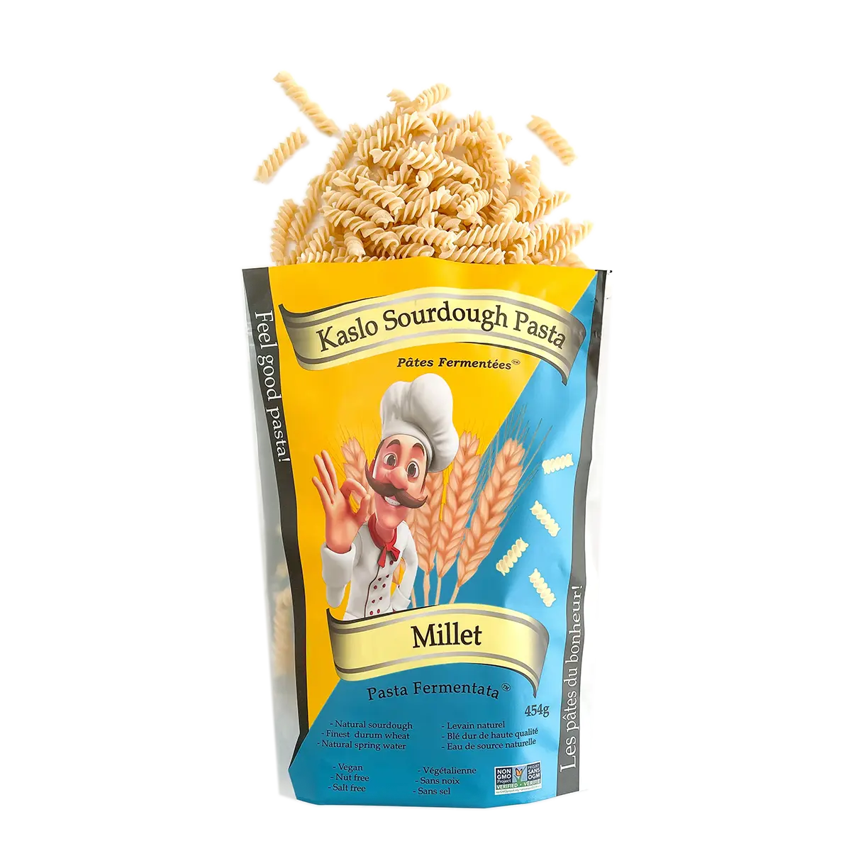 Buy Millet Flour Sourdough Fusilli 454g | Whole Grain, Nutritious