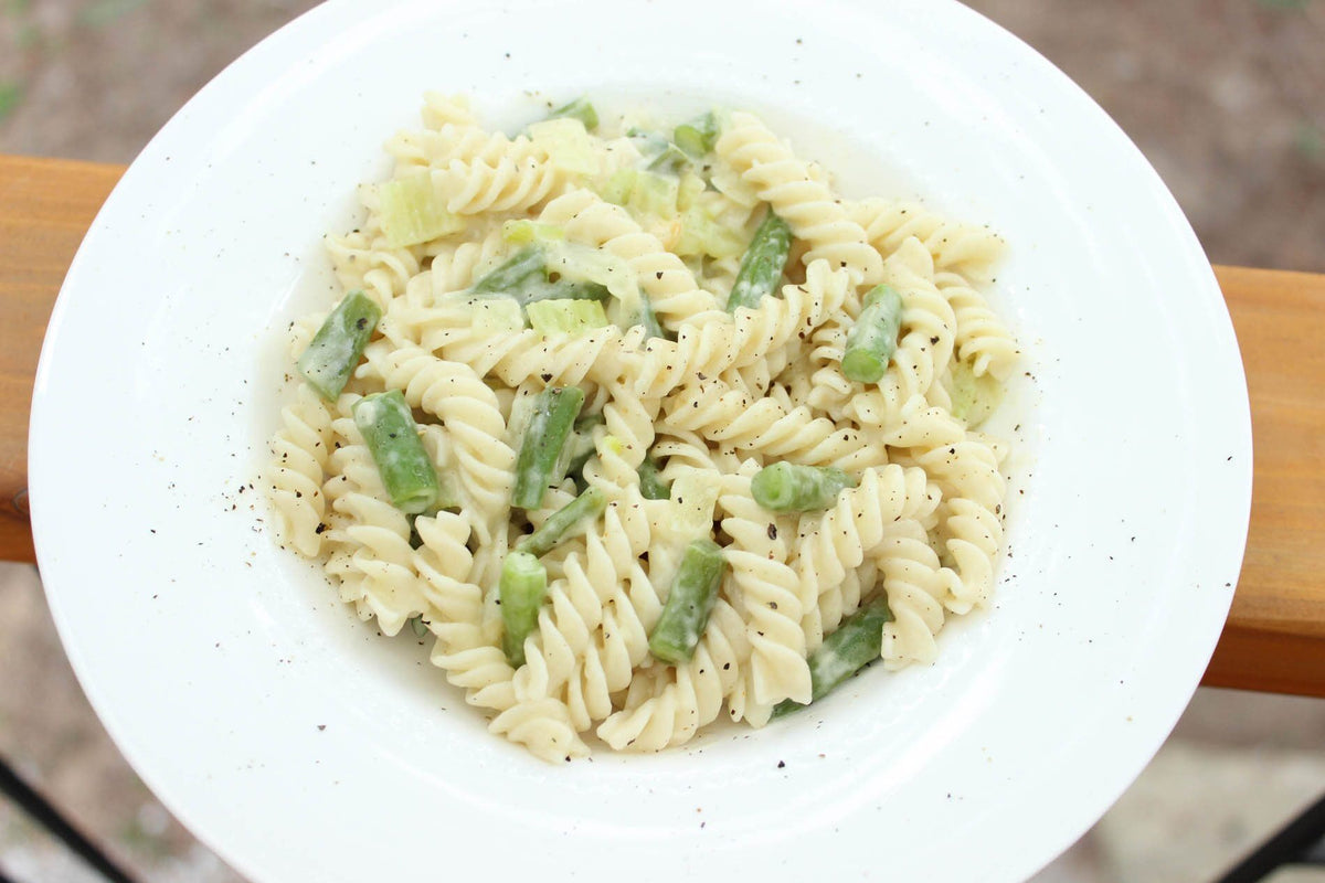 Creamy Green Bean Pasta – Kaslo Sourdough