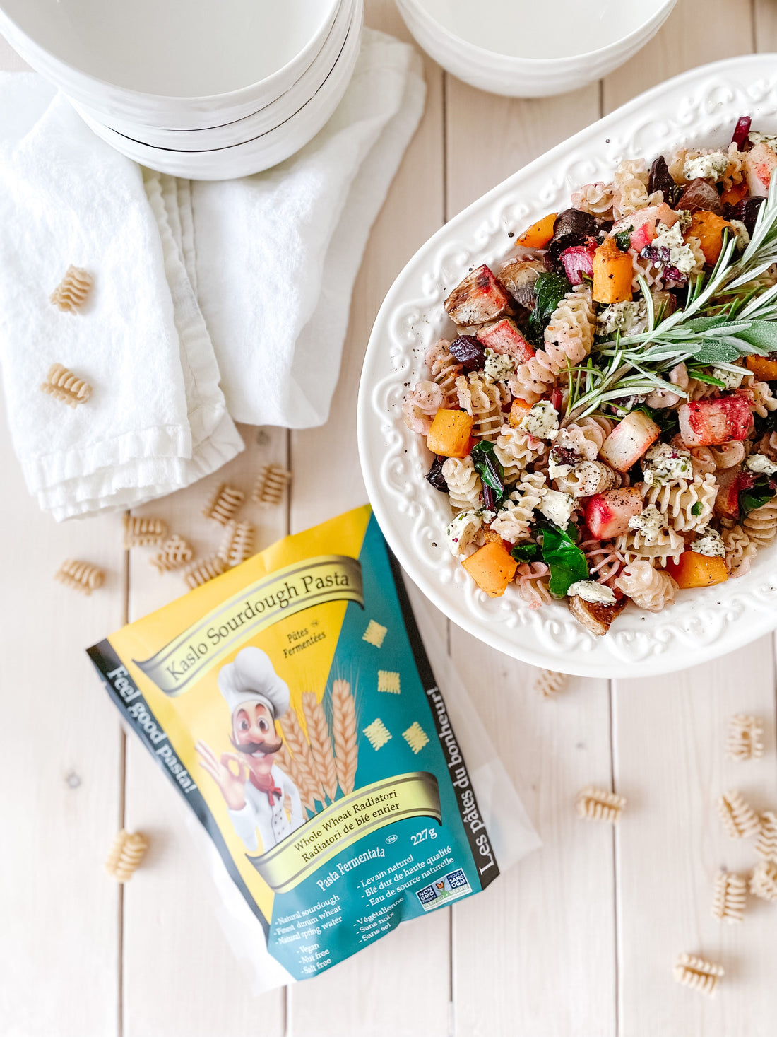 Harvest Pasta Salad with Roasted Root Vegetables