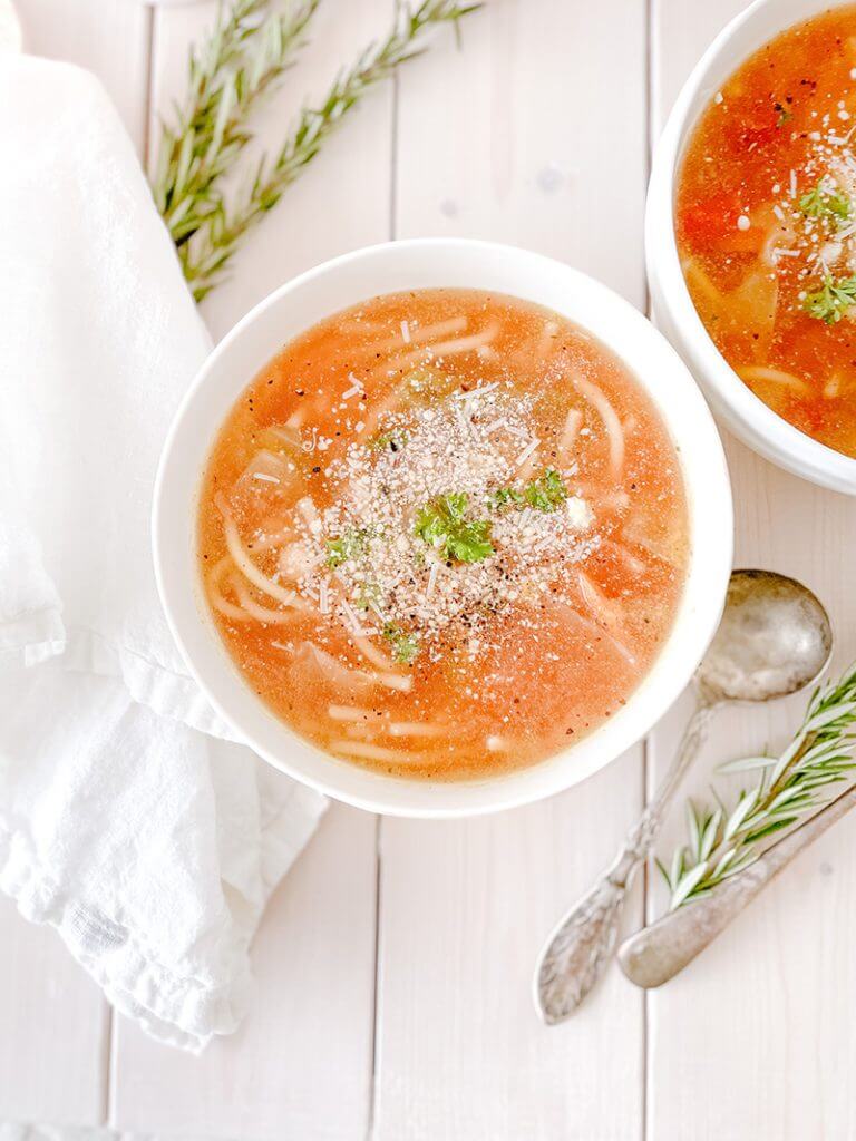 Crockpot Veggie Noodle Soup