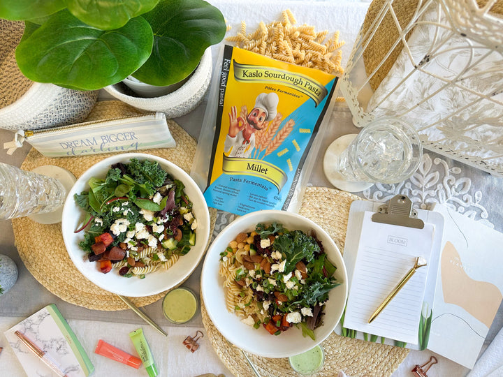 Glow Bowl Roasted Veggie Pasta