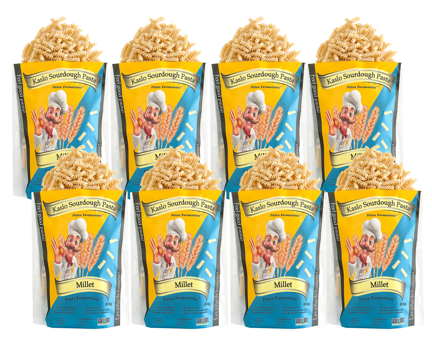 Fusilli au levain de millet