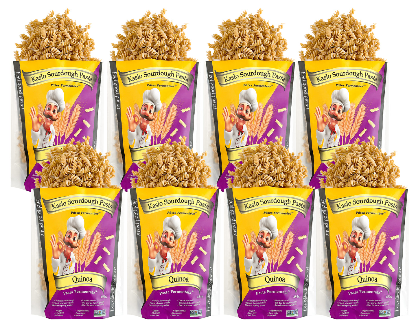 Rotini au quinoa et au levain