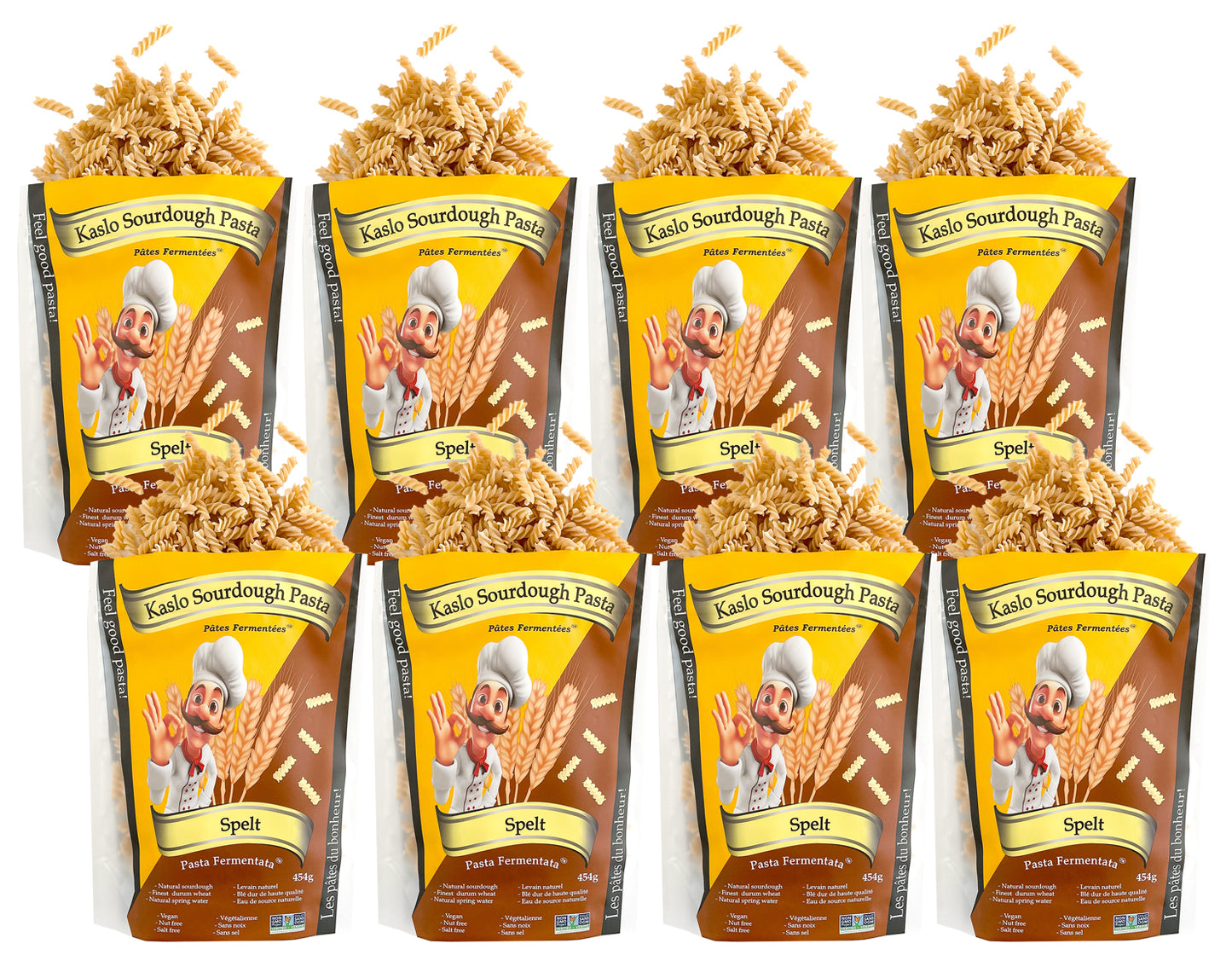 Fusilli au levain d'épeautre