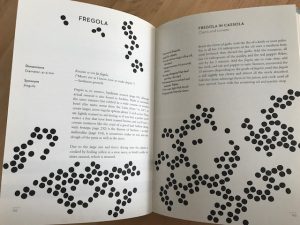 An image of the Fregola noodle in the "Geometry of Pasta" book.